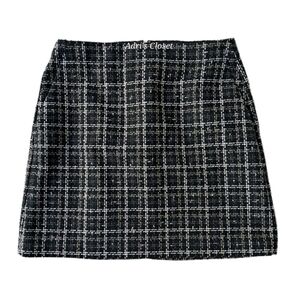 LOFT Tweed Shimmer Mini Skirt Women Size 6